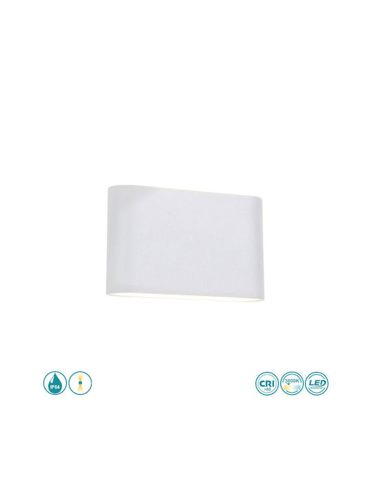 SoleLuce Επιτοίχια Εξωτερική Πλαφονιέρα LED IP54