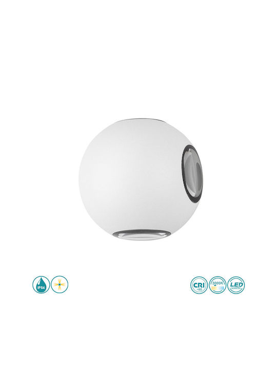 SoleLuce Επιτοίχια Εξωτερική Πλαφονιέρα LED IP54