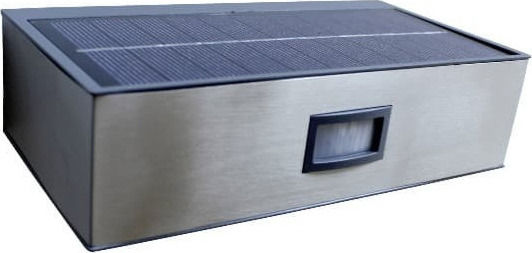 Lutec Brick Wall Mounted Solar Light 2W 150lm Natural White 4000K with Motion Sensor and Photocell IP44 9.5cmx18cmx4.8cmcm