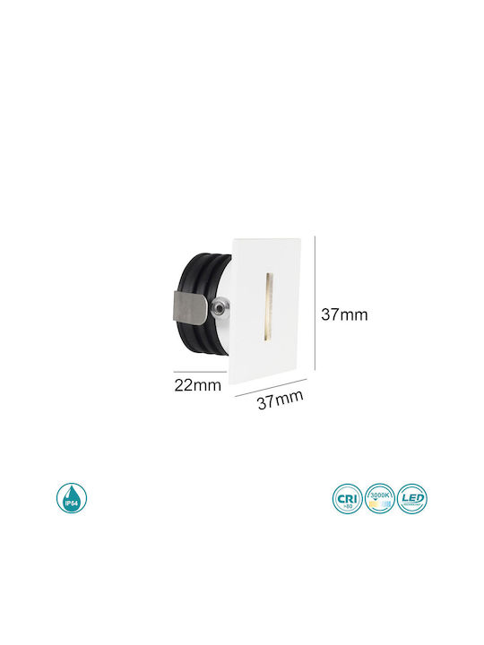 SoleLuce Επιτοίχιο Εξωτερικό Σποτ LED IP54