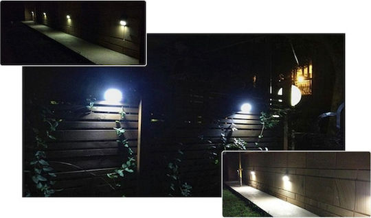 Factory Wall Mounted Solar Light 2.5W 280lm Warm to Cool White with Motion Sensor and Photocell IP65 17cmx11.5cmx4.5cmcm