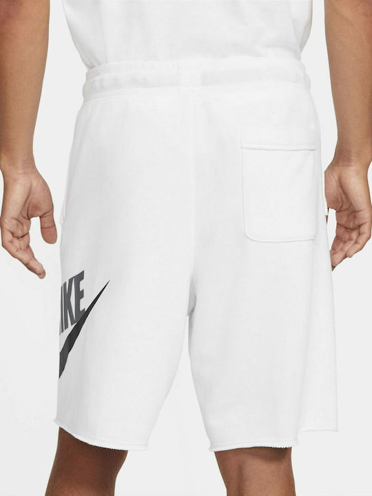 Sportswear Alumni Αθλητική Ανδρική Βερμούδα Λευκή AR2375-103
