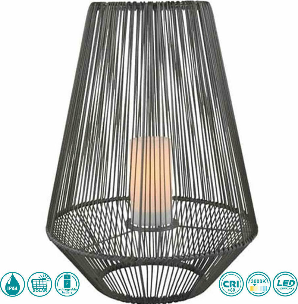 Trio Lighting Mineros Ηλιακό Φωτιστικό Δαπέδου με Φωτοκύτταρο