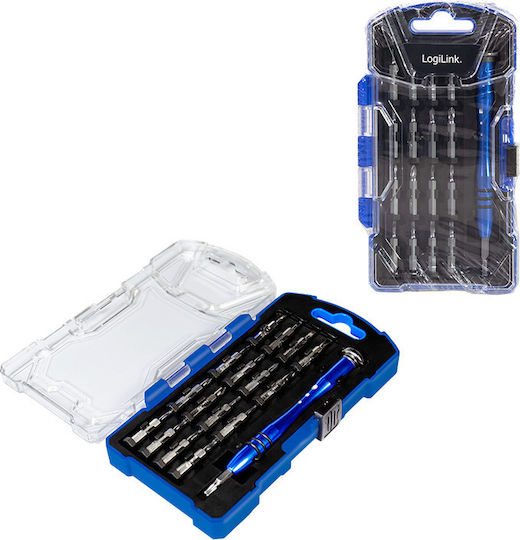 LogiLink Screwdriver with 18 Interchangeable Tips