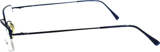 Ray Ban Vintage Women's Metal Prescription Eyeglass Frame Navy Blue RB6028 2510