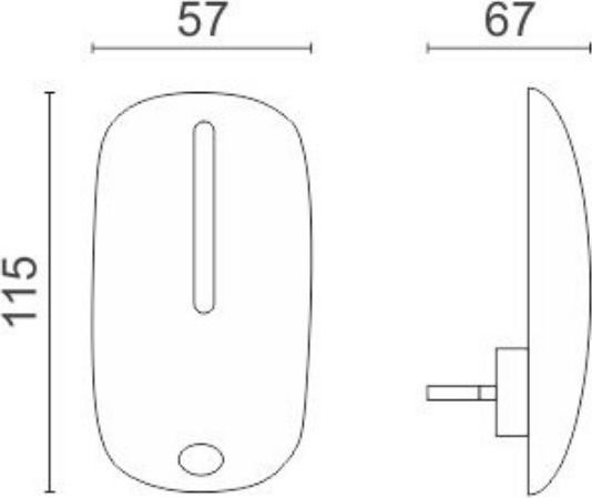 Spot Light LED Lumină de noapte cu Fotocelulă 1buc