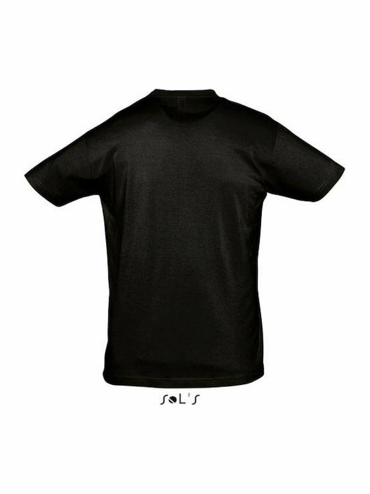 Sol's Regent Men's Short Sleeve Promotional T-Shirt Deep Black