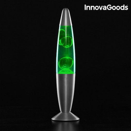 InnovaGoods Lustră Decorativă Lampă de lavă Verde