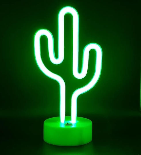 Trio Lighting Neon Διακοσμητικό Φωτιστικό Cactus LED Κάκτος 15x10x29εκ.