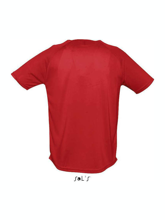 Sol's Sporty Werbe-T-Shirt in Rot Farbe