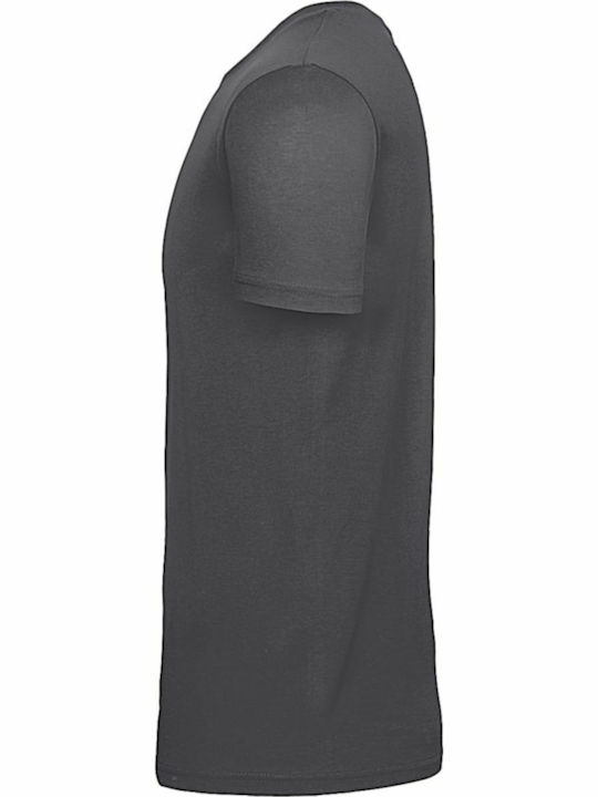 B&C E150 Men's Short Sleeve Promotional T-Shirt Dark Grey