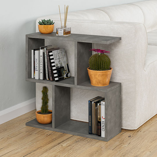 Rectangular Măsuță auxiliară Homemania Antique Grey L60xW20xH60cm.