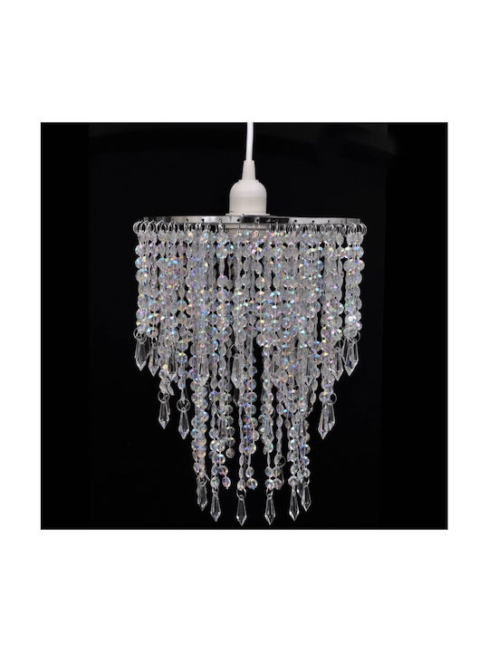 vidaXL Candelabru Ø22.5cm cu Cristale Transparent 241116