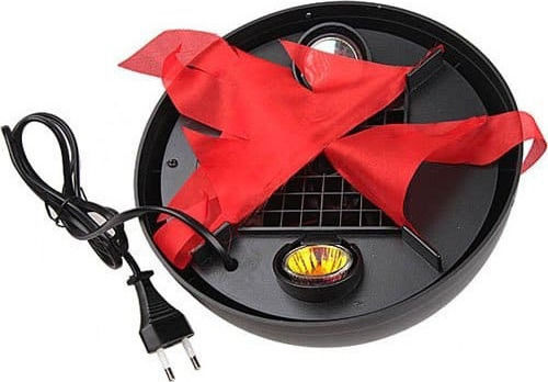 Dekorative Lampe Flammenlicht Schwarz