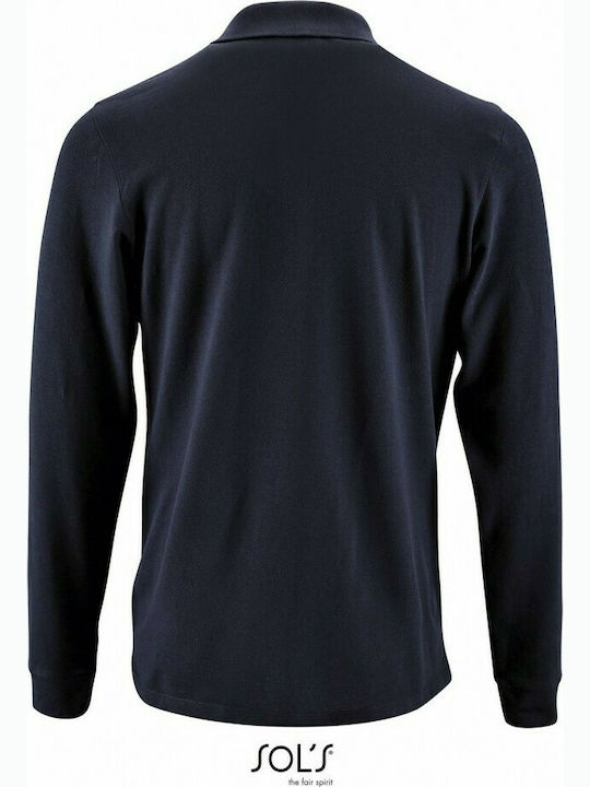 Sol's Perfect Lsl Men's Long Sleeve Promotional Blouse Navy Blue