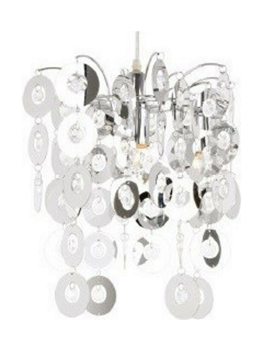 Aca Chandelier Silver 33cm SF171411P