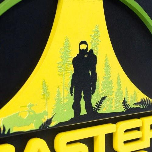 Numskull Kids Decorative Lamp Master Chief Mounted 3D Black 5.5εκ.