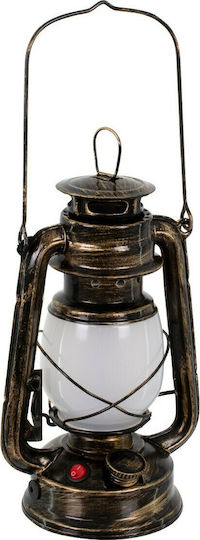 GloboStar Flame Effect Dekorative Lampe Laterna Bronze