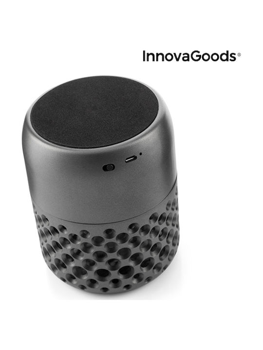 InnovaGoods Mandalamp Bluetooth Επιτραπέζιο Διακοσμητικό Φωτιστικό με Φωτισμό RGB LED Μπαταρίας Επαναφορτιζόμενο με Ηχείο Bluetooth σε Μαύρο Χρώμα