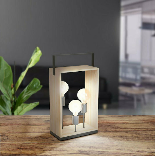 Eglo Famborough Decorative Lamp with Socket for Bulb E27 Beige