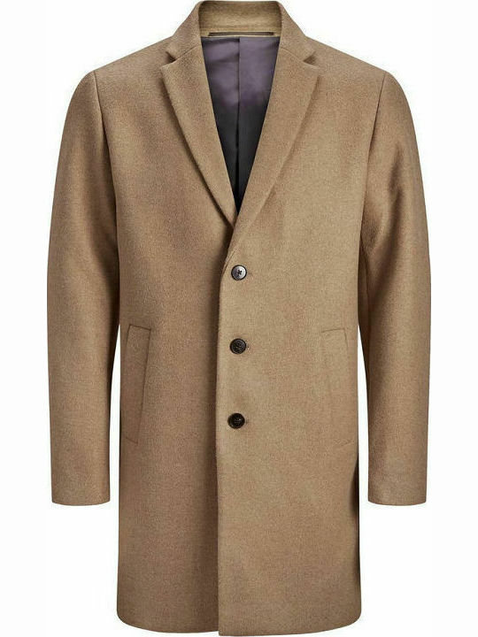 Men's Coat Khaki Beige