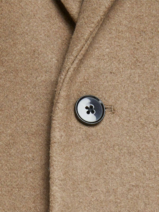 Men's Coat Khaki Beige