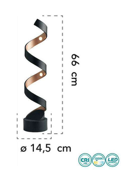 Fan Europe Διακοσμητικό Φωτιστικό Helix LED Θερμό Λευκό 3000K 14.5x14.5εκ.
