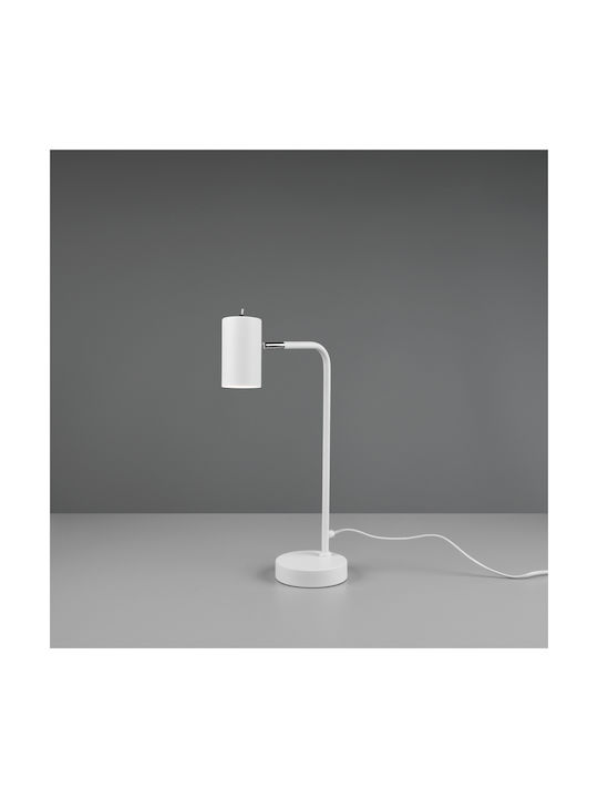 Trio Lighting Marley Φωτιστικό Γραφείου για Ντουί GU10 Retro 45cm σε Λευκό Χρώμα