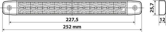 Lampa Φως Όγκου Φορτηγού 9 - 32V - Κόκκινο L4154.2