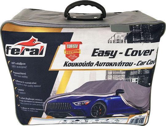 Feral Premium Car Covers with Carrying Bag 432x165x116cm Waterproof Medium