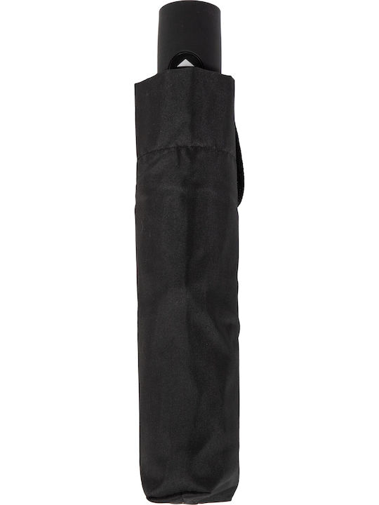 Karl Lagerfeld Automat Umbrelă de ploaie Compact Neagră