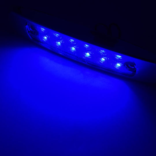 LED Όγκου 16cm Ασημί 12V - Μπλε 1τμχ