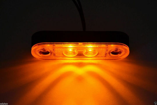 Horpol K01-LD956-YEL Truck Volume Lights 1pcs 12 / 24V - Yellow