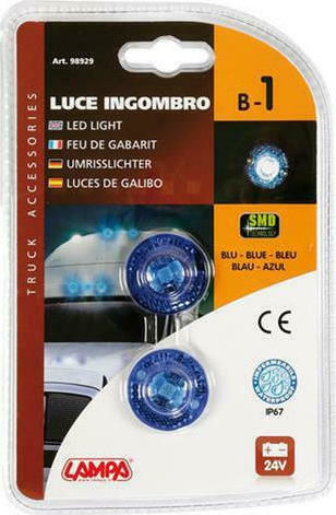 Lampa Lkw-Volumenlichter 2Stück 24V - Rot L9892.9