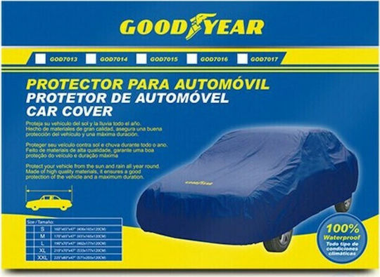 Goodyear Κουκούλα Αυτοκινήτου 406x165x119cm Αδιάβροχη Small
