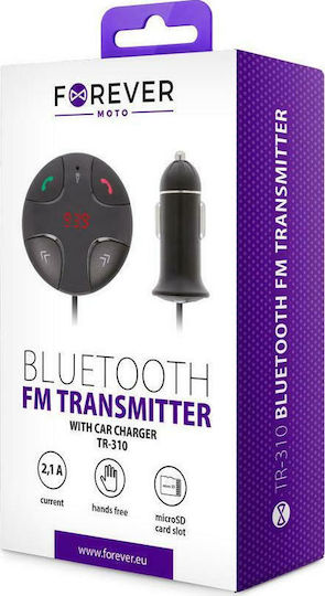 Forever FM Car Transmitter with Bluetooth