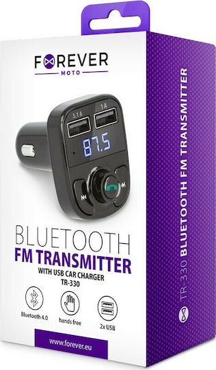 Forever FM Transmitter Αυτοκινήτου Bluetooth FM Transmitter με USB