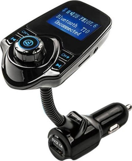 Andowl FM Transmitter Αυτοκινήτου Q-B73 με MicroSD / Bluetooth / AUX