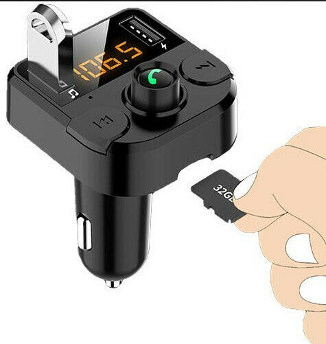 Lamtech FM предавател за кола 3-in-1 с Bluetooth / MicroSD / USB