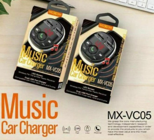 Moxom FM Car Transmitter with USB