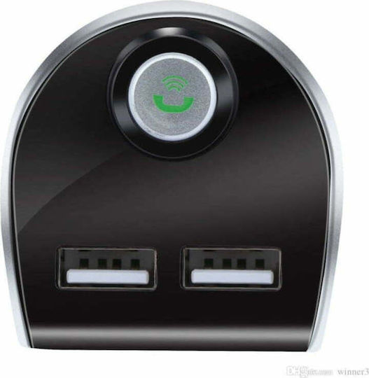 FM Transmitter Αυτοκινήτου με MicroSD / USB 2.1A