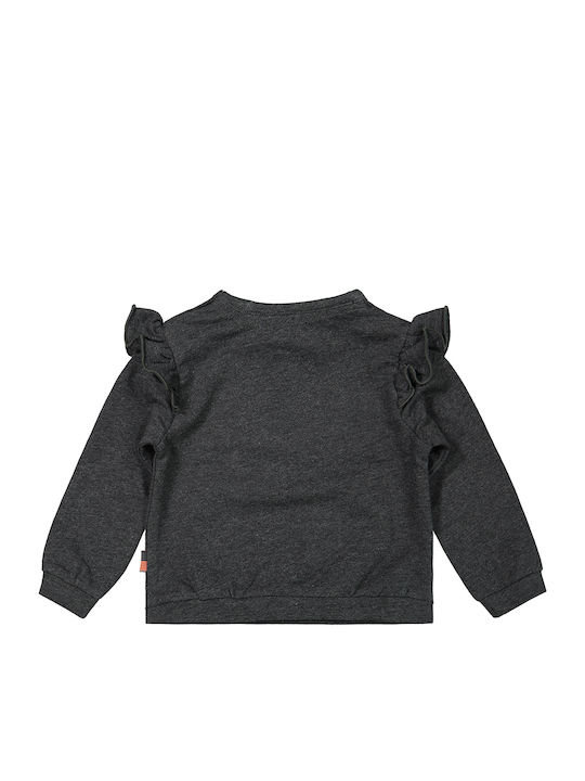 Girls' grey sweatshirt for girls Dirkje F40425-35 (1-4 years)