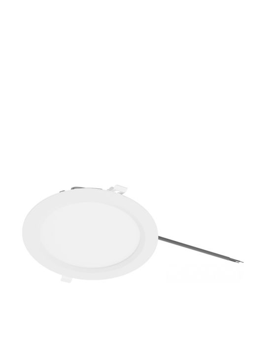 Elvhx Round Recessed LED Panel 28W with Cool White Light 6500K 22.1cm