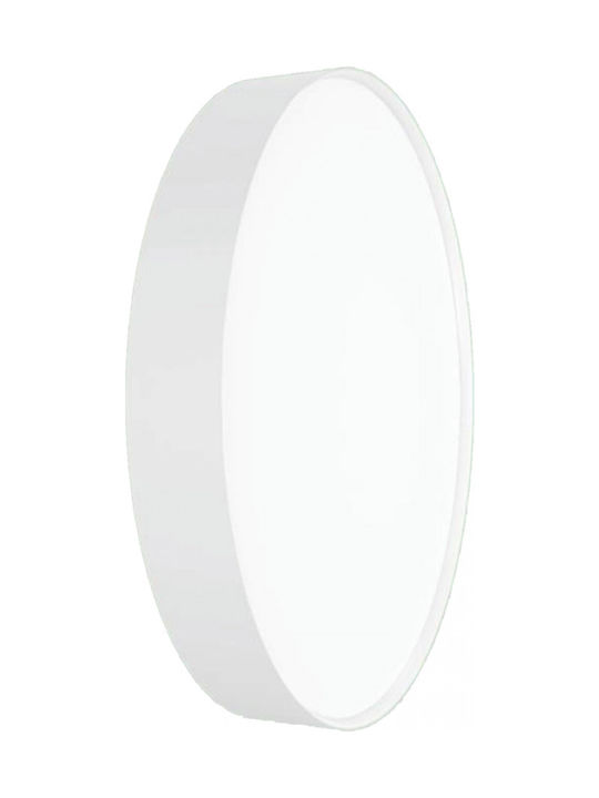 Elvhx Round Outdoor LED Panel 15W with Cool White Light 30cm
