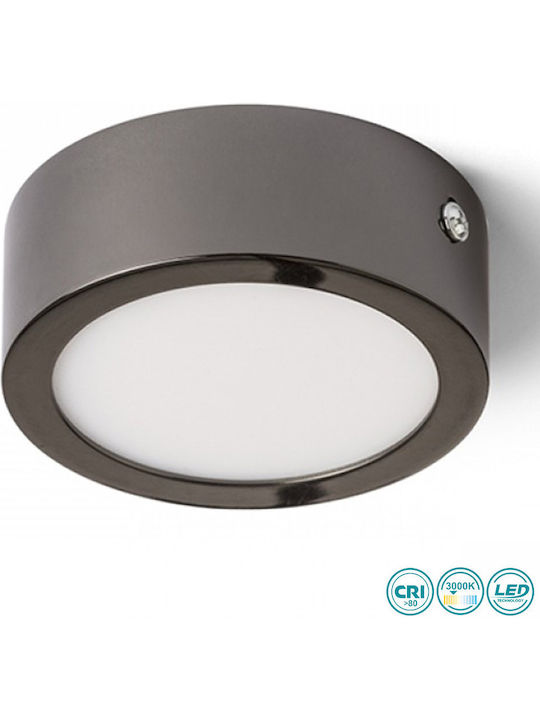 Rendl Light Studio Hue R 9 Ceiling Round Outdoor LED Panel 6W with Warm White Light