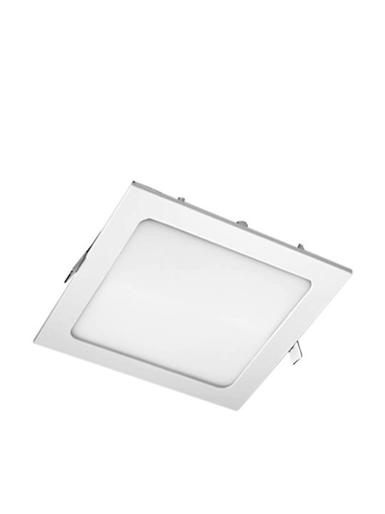 Vito Τετράγωνο Χωνευτό LED Panel 18W με Ψυχρό Λευκό Φως 6000K 20.5x20.5εκ.