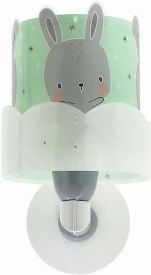 Ango Led Plastic Kids Wall Light Bunny Green