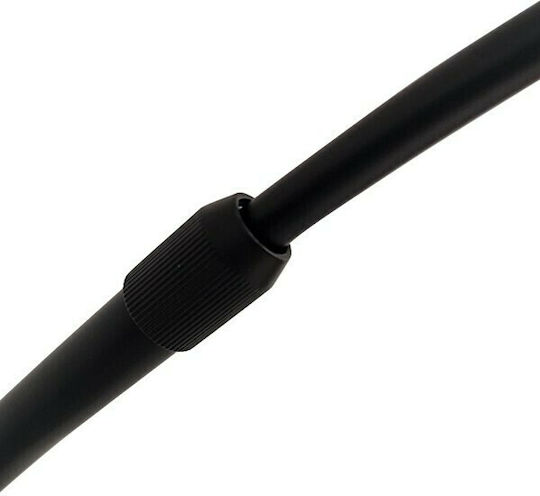 GloboStar Imperial Floor Lamp H172xL38cm with Socket for E27 Bulb Black