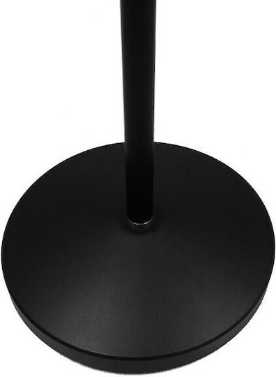 GloboStar Audrey Vintage Lampa de podea Î190xL15cm. cu Soclu pentru Bec E27 Negru