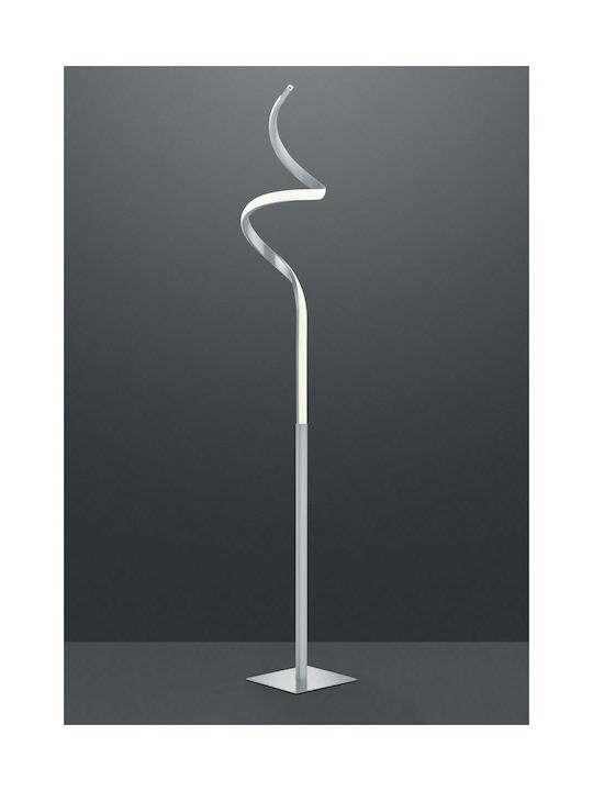Trio Lighting Course LED Подова Лампа В149xД33см. 950лм Сребрист